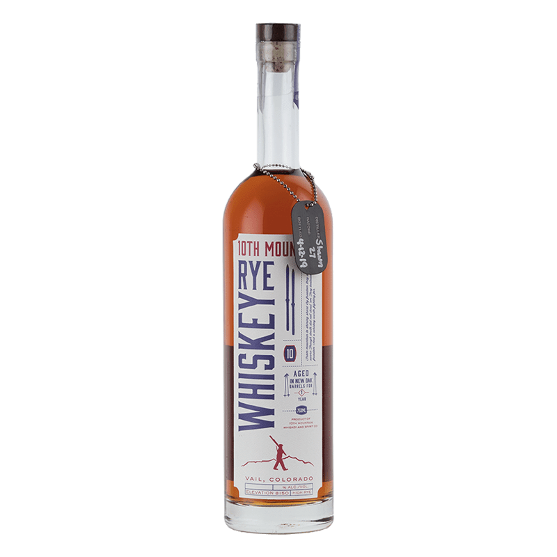 10th Mountain Rye Whiskey 750ml - Whisky and Whiskey