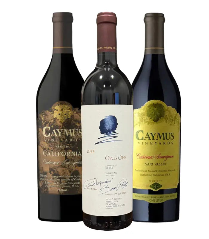 Caymus & Opus One Premium Cabernet Trio