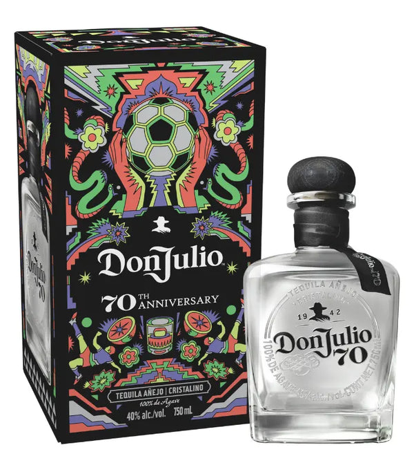 Don Julio 70 Cristalino Summer of Mexicana Artist Soccer Limited Edition 750mL