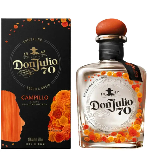 Don Julio 70 Tequila Cristalino Añejo Dia De Los Muertos 2026 Release