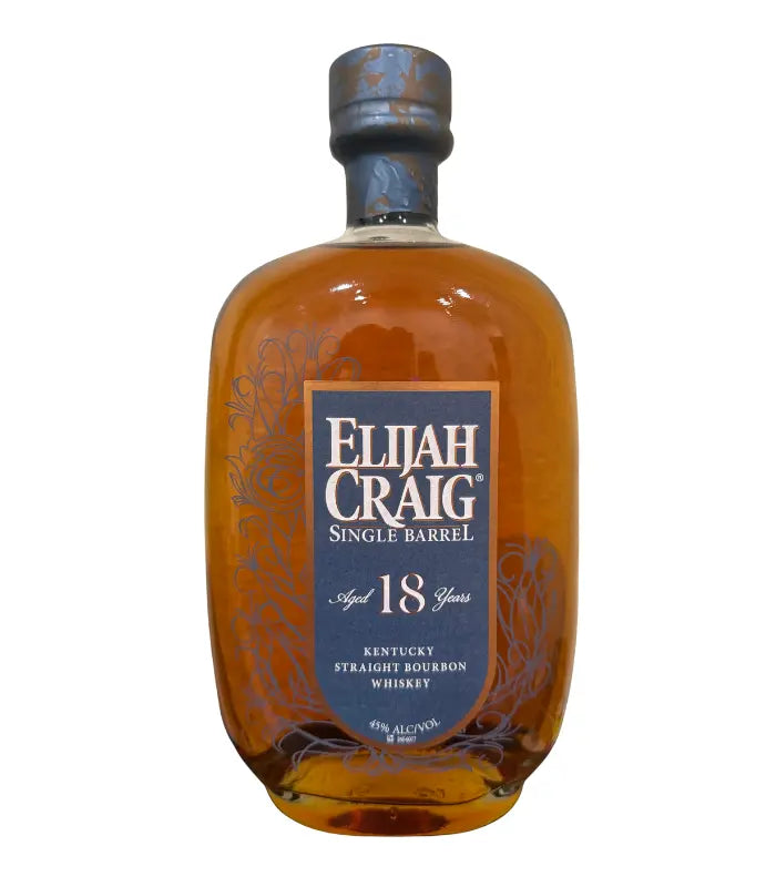Elijah Craig 18 Year Old Single Barrel Bourbon Whiskey 750mL
