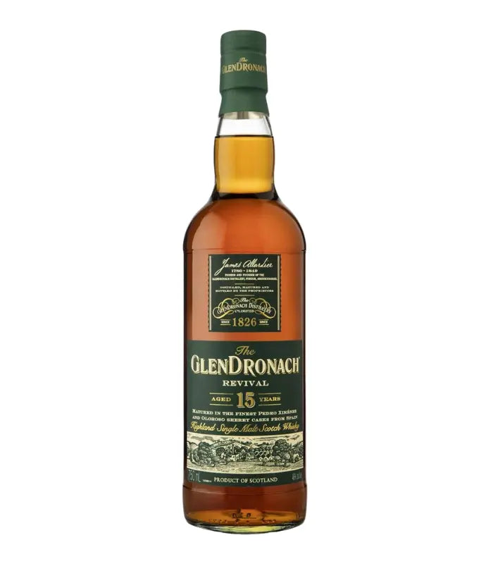 GlenDronach 15 Year Old Revival Single Malt Scotch Whisky 750mL