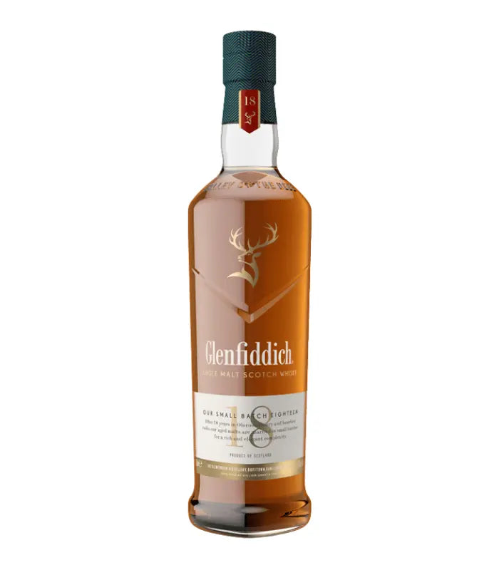 Glenfiddich 18 Year Old Single Malt Scotch Whisky 750mL