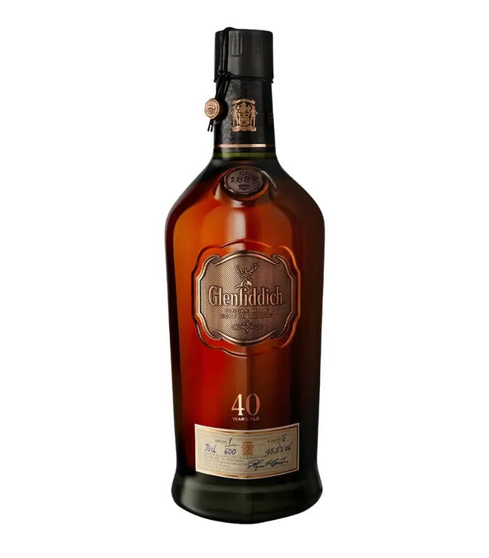 Glenfiddich 40 Year Old Single Malt Scotch Whisky 750mL