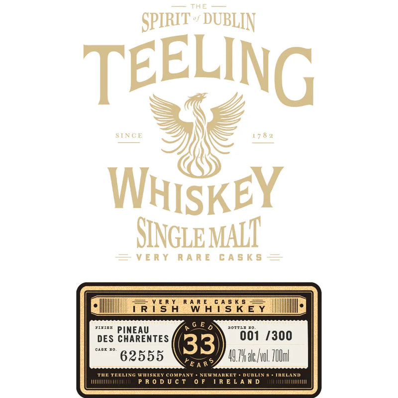 Teeling 33 year Old Pineau des Charentes Finish Irish Whiskey – Whiskey ...