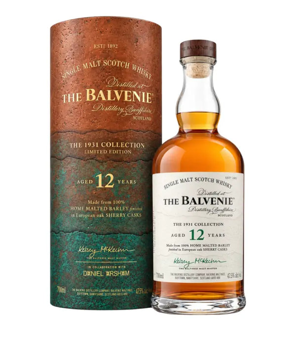 The Balvenie 12 Year 1931 Collection Limited Edition Scotch Whisky 700mL