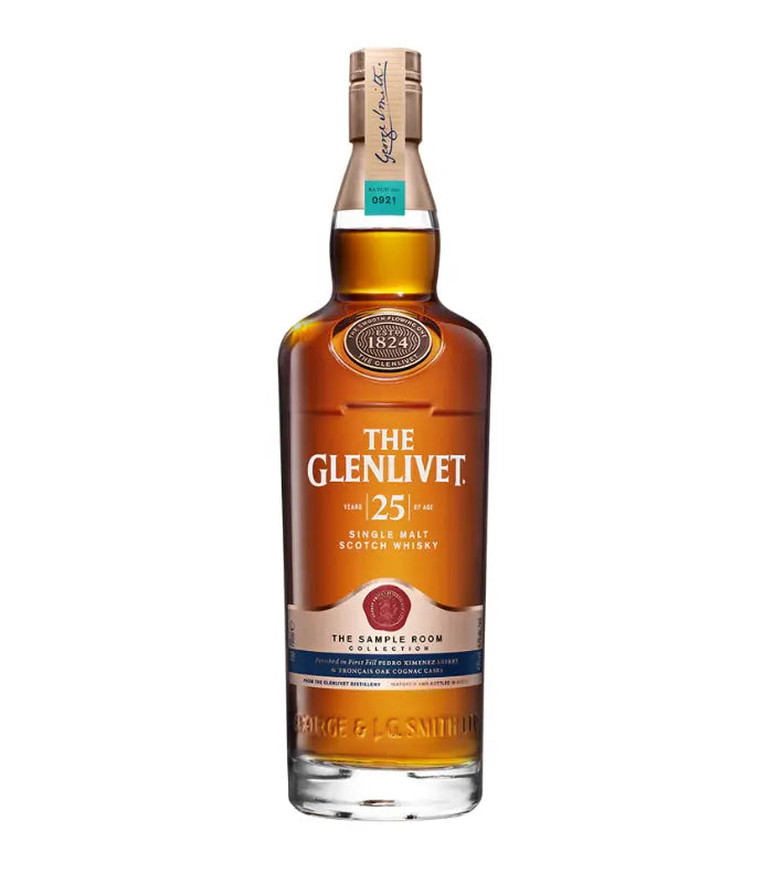 The Glenlivet 25 Year Old Single Malt Scotch Whisky 750mL