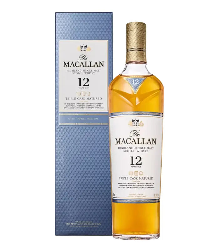 The Macallan 12 Year Old Triple Cask Single Malt Scotch Whisky 750mL