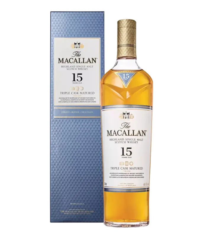 The Macallan 15 Year Old Triple Cask Matured Single Malt Scotch Whisky 750mL