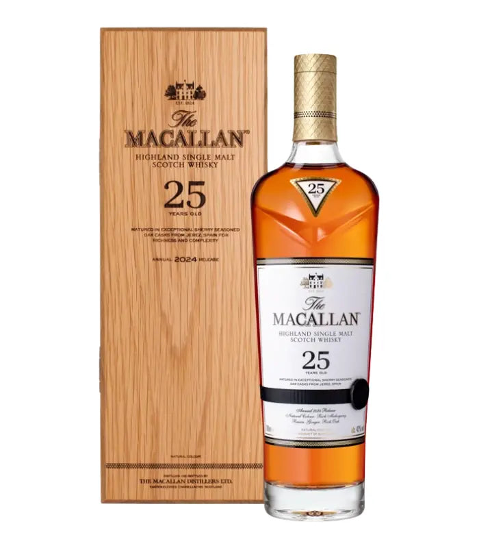 The Macallan 25 Year Old Sherry Oak Single Malt Scotch Whisky 750mL