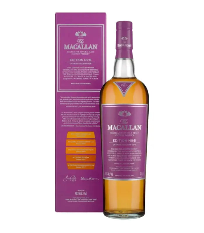 The Macallan Edition No. 5 Single Malt Scotch Whisky 750mL