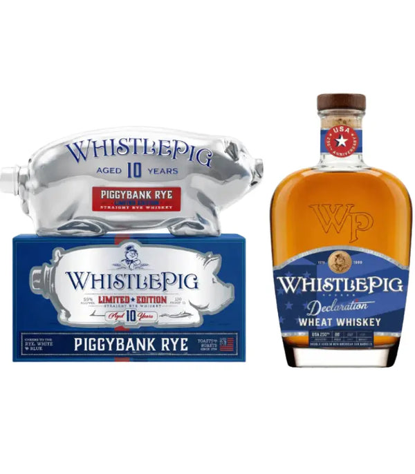 WhistlePig America's 250th Anniversary Piggybank & Declaration Bundle