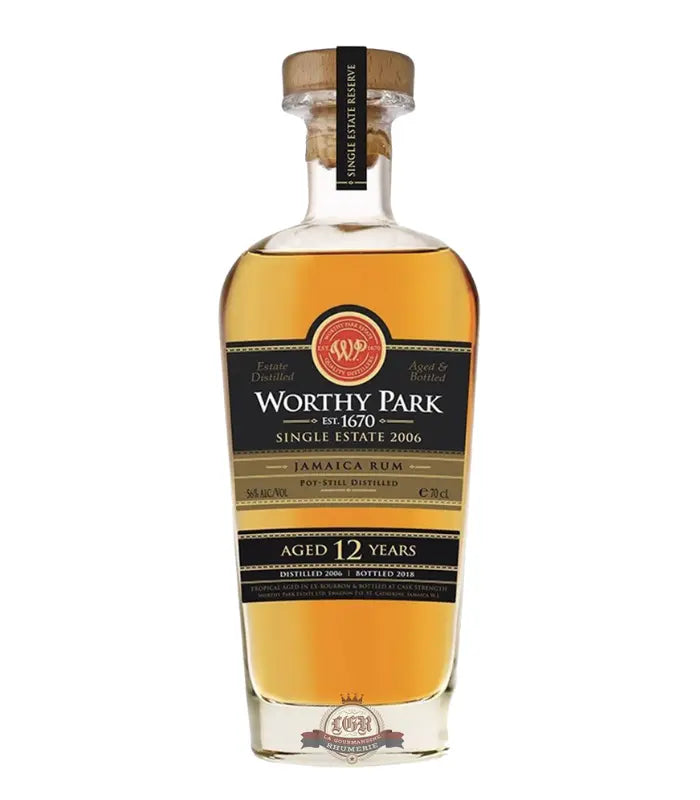 Worthy Park 12 Year Old Single Estate Rum 750mL