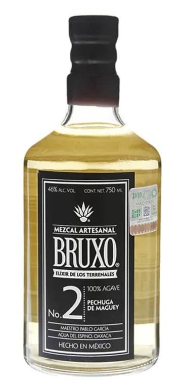 Bruxo Mezcal Artesanal No. 2 Espadin Barril Pechuga De Maguey